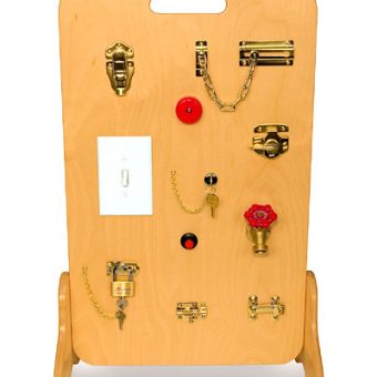 Locks & Latches Activity Board