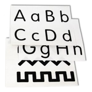 Alphabet-Number-Pattern Worksheets